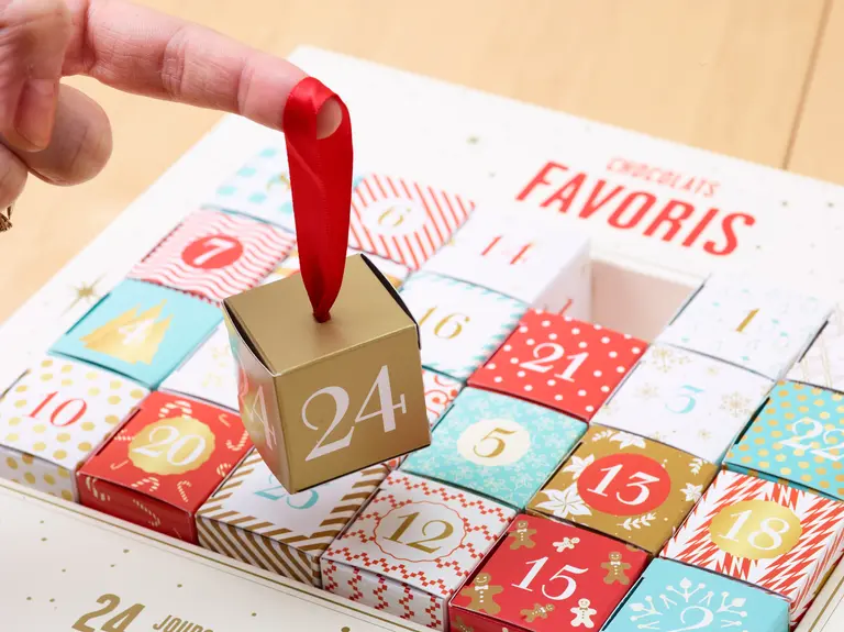 calendrier à accrocher au sapin - 2016