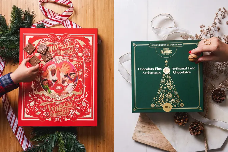 Introduction du calendrier de chocolats fins – 2020